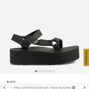 Teva platform sandals